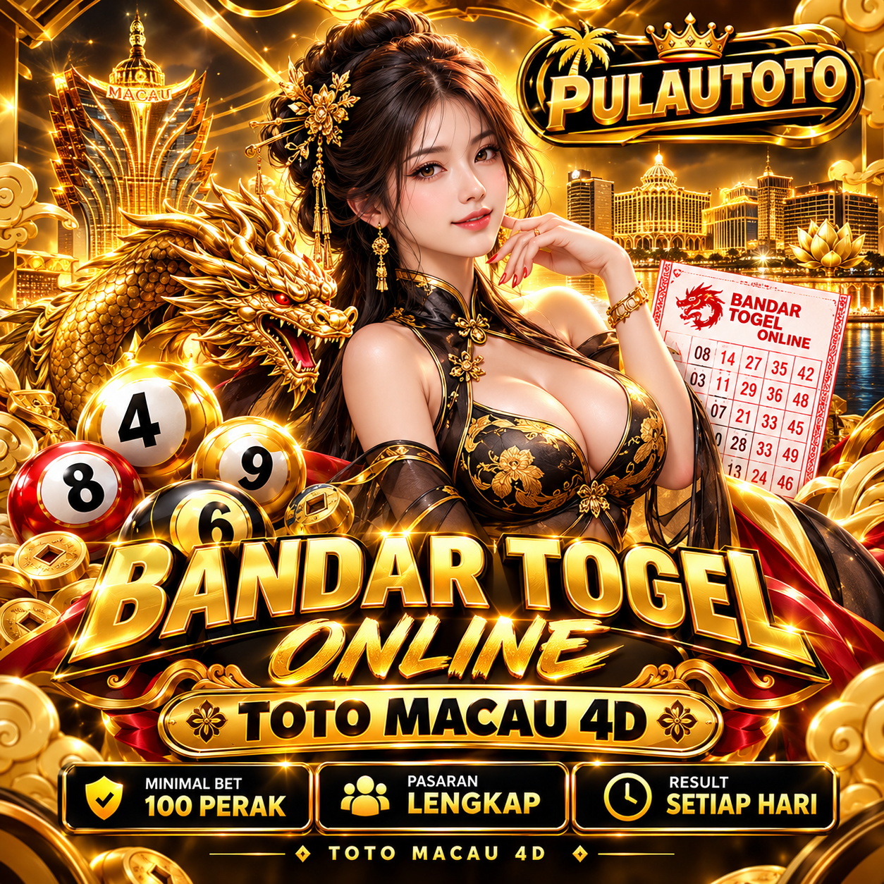 PULAUTOTO : Akses Resmi Bandar Togel Online Toto Macau 4D Transaksi Cepat Tanpa Delay
